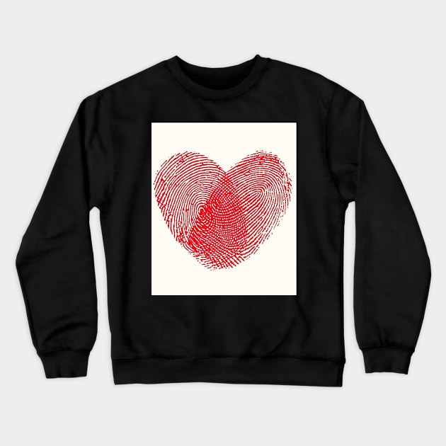 Hope And Love Crewneck Sweatshirt by alexandrawalt